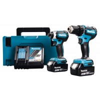 Makita DLX2289TJ instrumentu komplekts 2x5 Ah